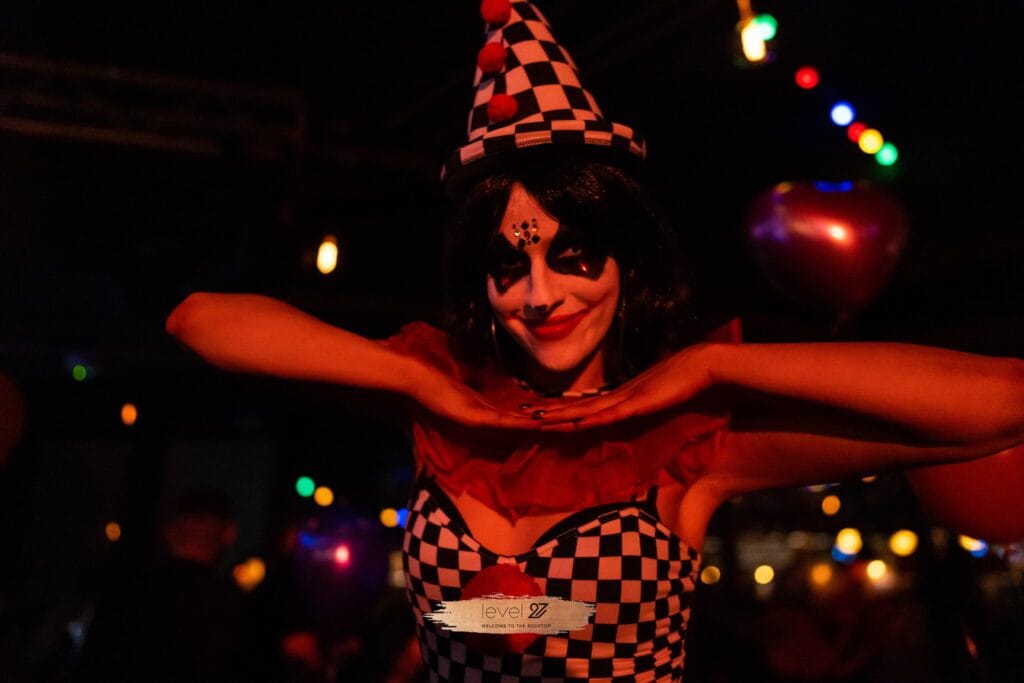 Circus Freakshow Halloween Weekend w level 27 Rooftop