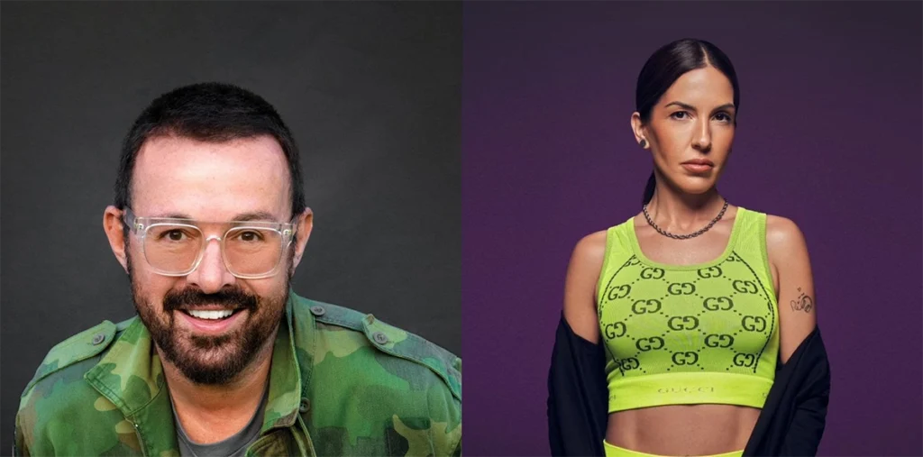 Judge Jules and Anna Tur, hosts of the gala where prestigious clubs are awarded